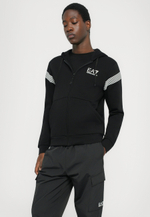 EA7 Emporio Armani Толстовка с капюшоном - Чёрный