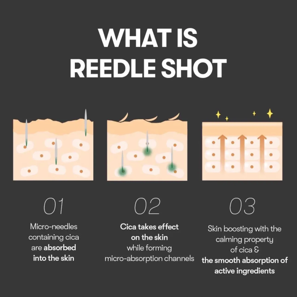 Крем массаж.для век микроиглы и витам С VC1000B VT Cosmetics Reedle Shot Vita-Light Eye cream,15мл