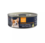 Корм консервированный для собак Petibon Smart "Рубленое мясо с говядиной и ягненком", 100 г