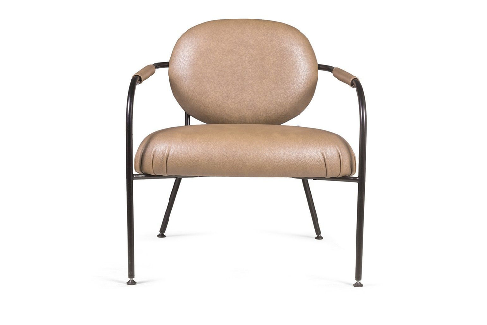 Лаунж кресло EGO, искусственная кожа, бежевый