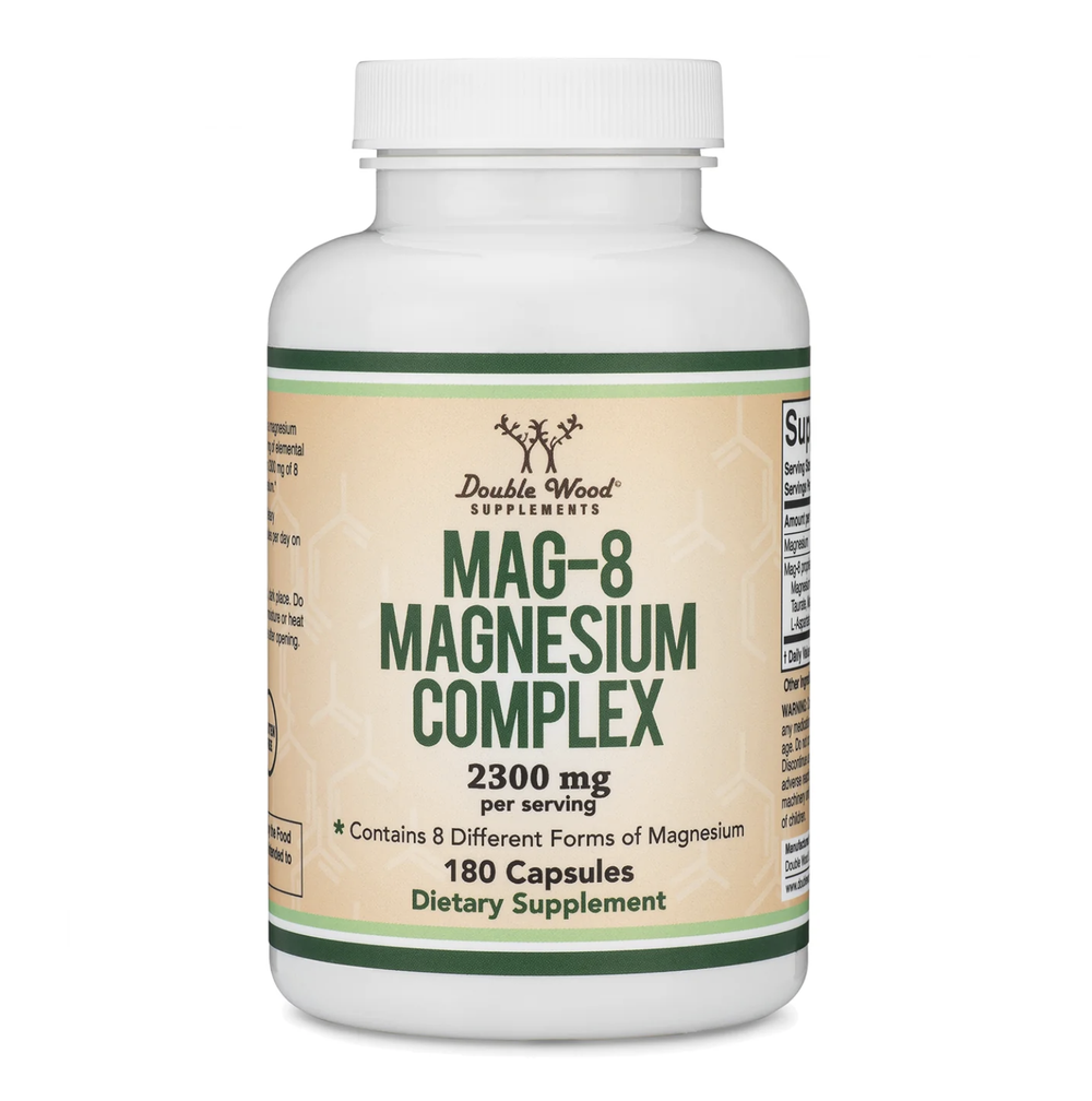 Double Wood Supplements - Magnesium Complex (Mag-8) - 180 x 436 mg capsules