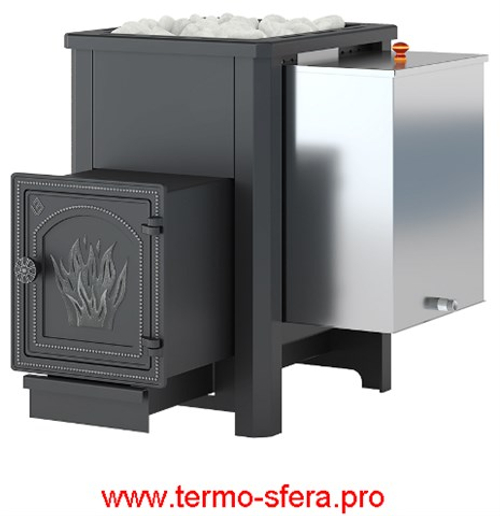 Печь ВЕЗУВИЙ Русичъ «АКВА» 16 (ДТ-4) с баком 49л