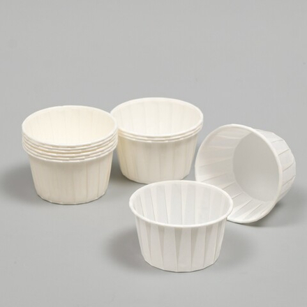 Капсула мини "Маффин", белый, 3,8 х 3 см