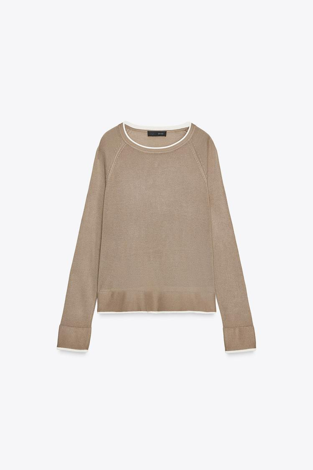 ZARA ТРИКОТАЖНЫЙ ДЖЕМПЕР, НОРКА