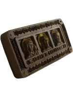 Авто икона триптих освященная резная из массива дуба.