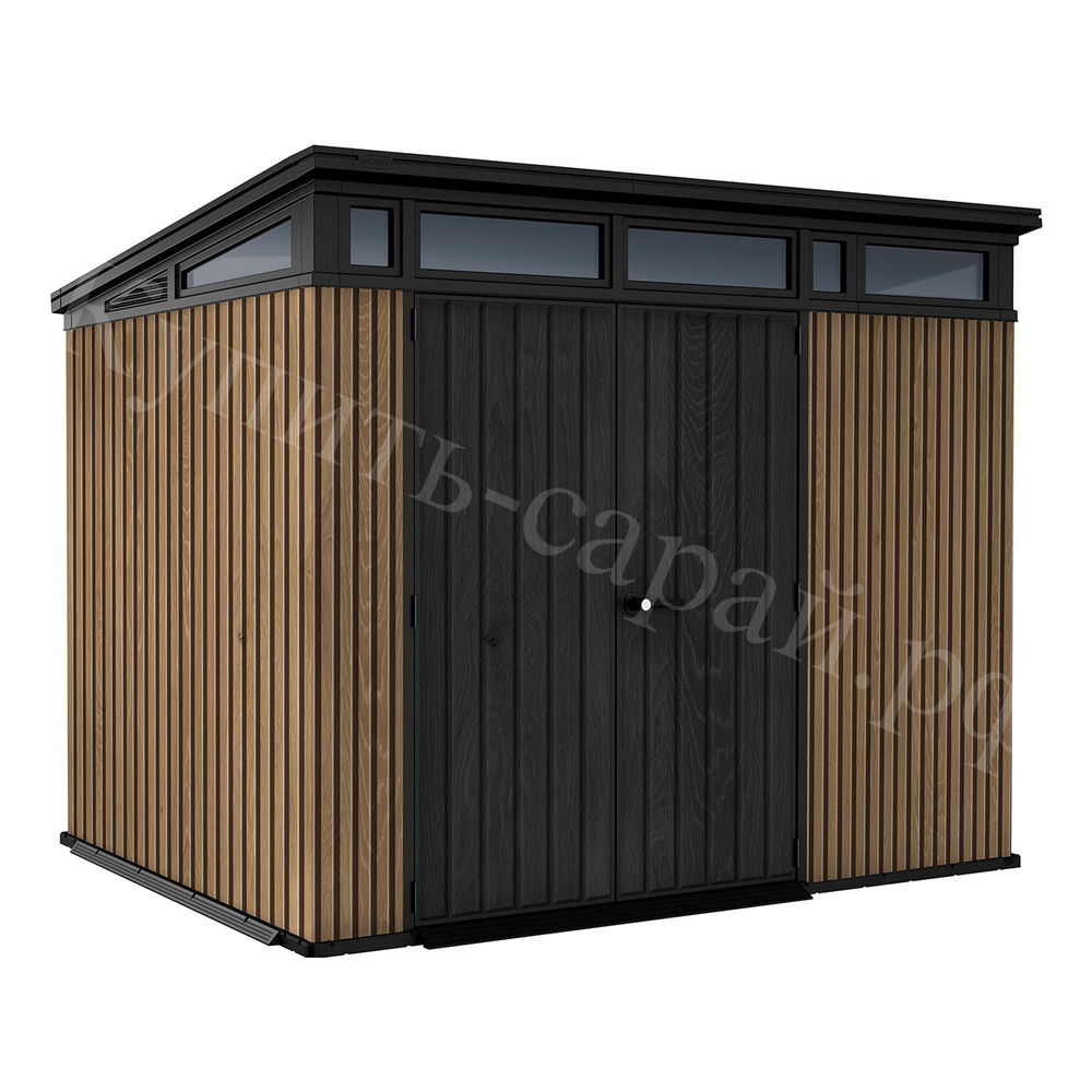 Садовый сарай Keter Signature Vertical Pent 9x7 brown