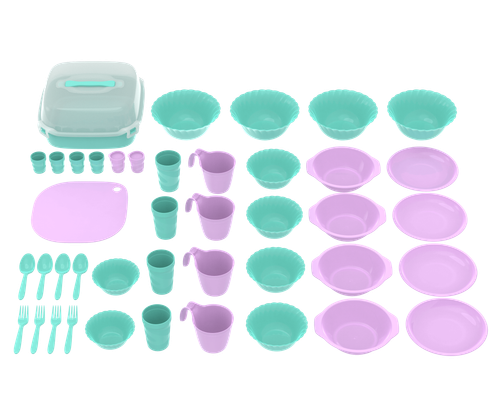 Набор для пикника №21 Повод есть АльтПласт (4 персоны, 42 предмета)