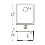 кухонная мойка Omoikiri Bosen 38-U-GR Tetogranit/leningrad grey