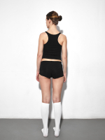 Майка танк чёрная