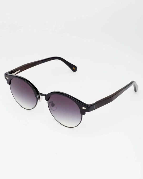 Очки солнцезащитные Spunky Jerry 6 Black. gradient grey lens - фото 3