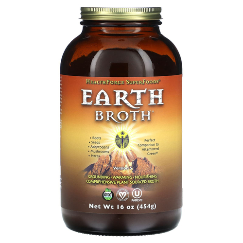 HealthForce Superfoods, Earth Broth, сила земли, версия 5, 454 г (16 унций)