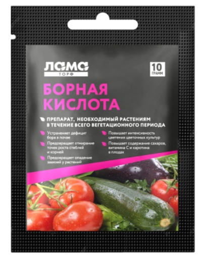 Борная кислота 10 г Лама Торф