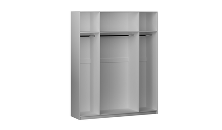 Шкаф 4-х дверный "Фрея" 1800х500х2200 (без дверей) (белый), МФ SbkHome