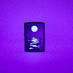 Зажигалка ZIPPO 49810 Full Moon Black Light Design