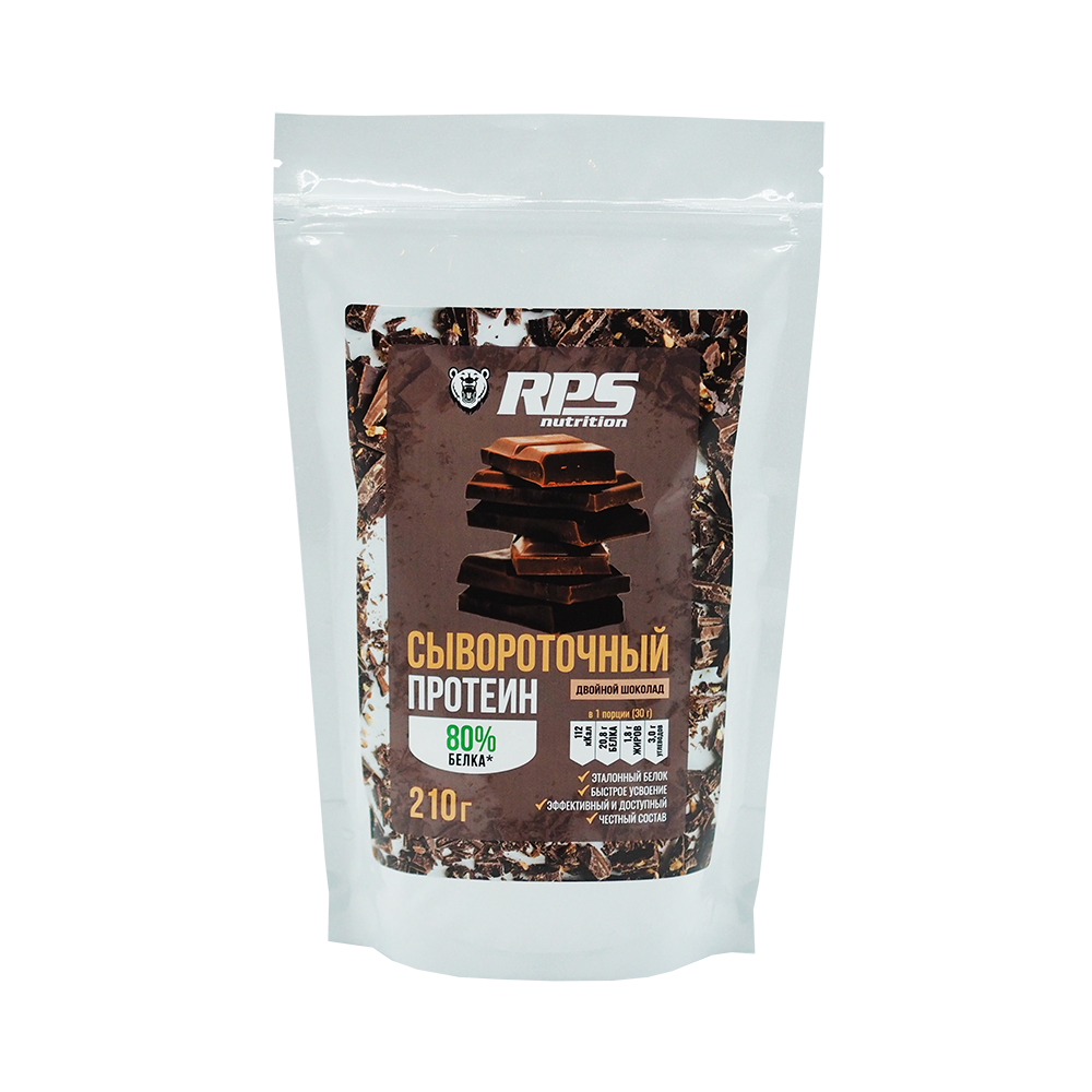 СЫВОР. ПРОТЕИН 210г ПАКЕТ, WHEY PROTEIN RPS NUTRITION