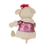 Мышка Аллочка в дубленке, 21 см.