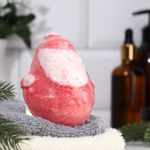 Бомбочка для ванны Дед Мороз с ароматом клубники со сливками