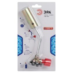 Горелка газовая ЭРА GB100 без пьезоподжига, диаметр сопла 25 мм установка на баллон