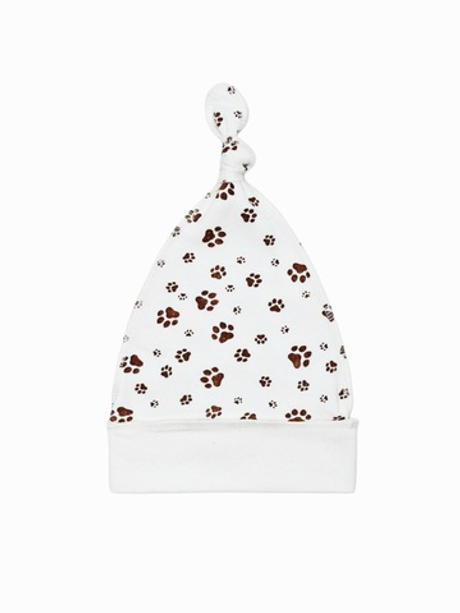 Шапочка-узелок (утепленная) Лапки