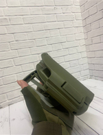 Кобура для ПМ и ПММ, поясное крепление на ремень Олива