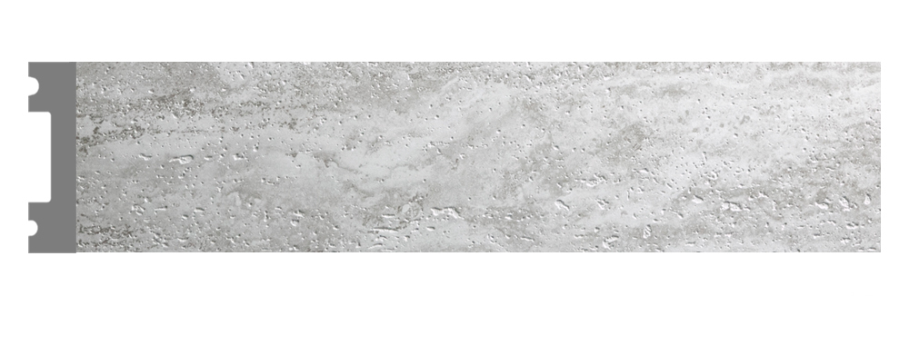 Плинтус Decomaster D162 D162-1634 ДМ Молдинг гладкий