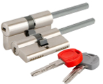 ЦМ Cisa ASIX PRO-70 (перекод)  (дл. шток) OE307 70 мм/35+10+25), НИКЕЛЬ