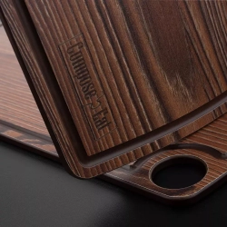 Доска разделочная c желобом 36х28см ComposeEat Fashion ясень рибейра