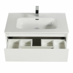 Тумба с раковиной BelBagno KRAFT 90 2C-SO/BB900ETL Bianco Opaco