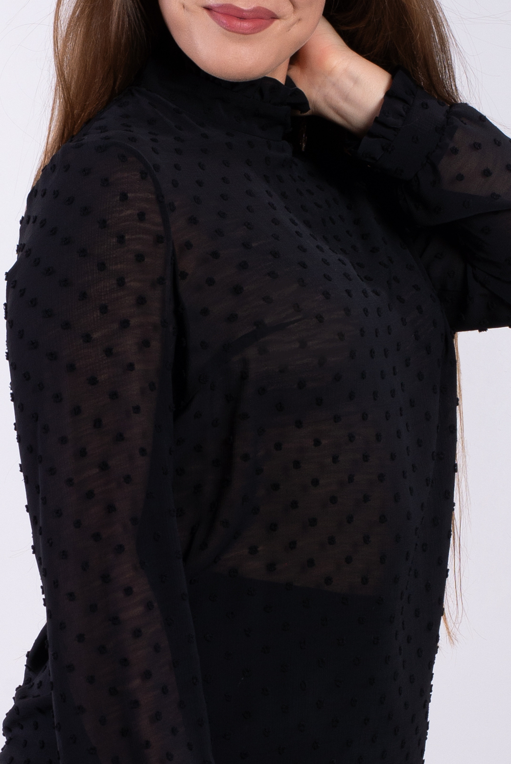 Блузка женская 2984ВЕА, горох #99Гб092984ВЕ