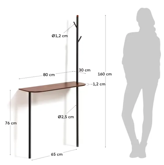 Консоль с вешалкой Marcolina