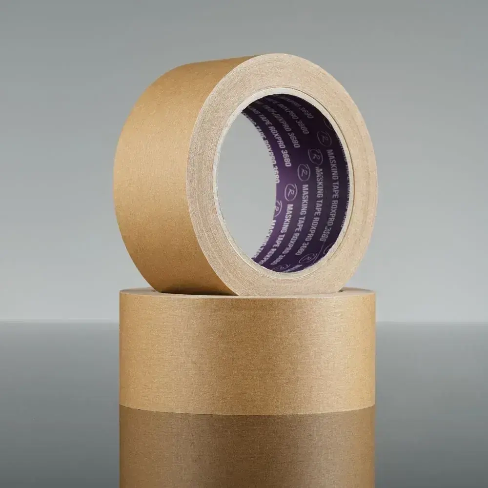 Скотч малярный, Малярная лента для авто ROXPRO 3680, коричневая, 48мм х 40м 1 шт.