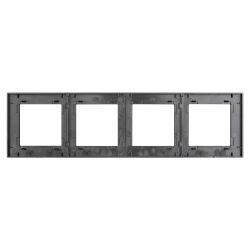 Рамка алюминиевая FRM-PRESTO-ALS-4-BK (Arlight, -) 043862