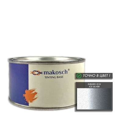 Автоэмаль makosch/SUBARU G1U, Базовая эмаль, серебро, перламутр, 200мл.