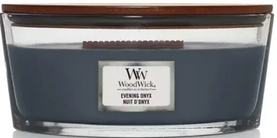 WOODWICK ELLIPSE EVENING ONYX CANDLE 453 GR