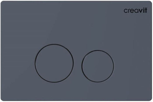 Кнопка смыва Creavit Terra GP9002.05 цвет темно-серый