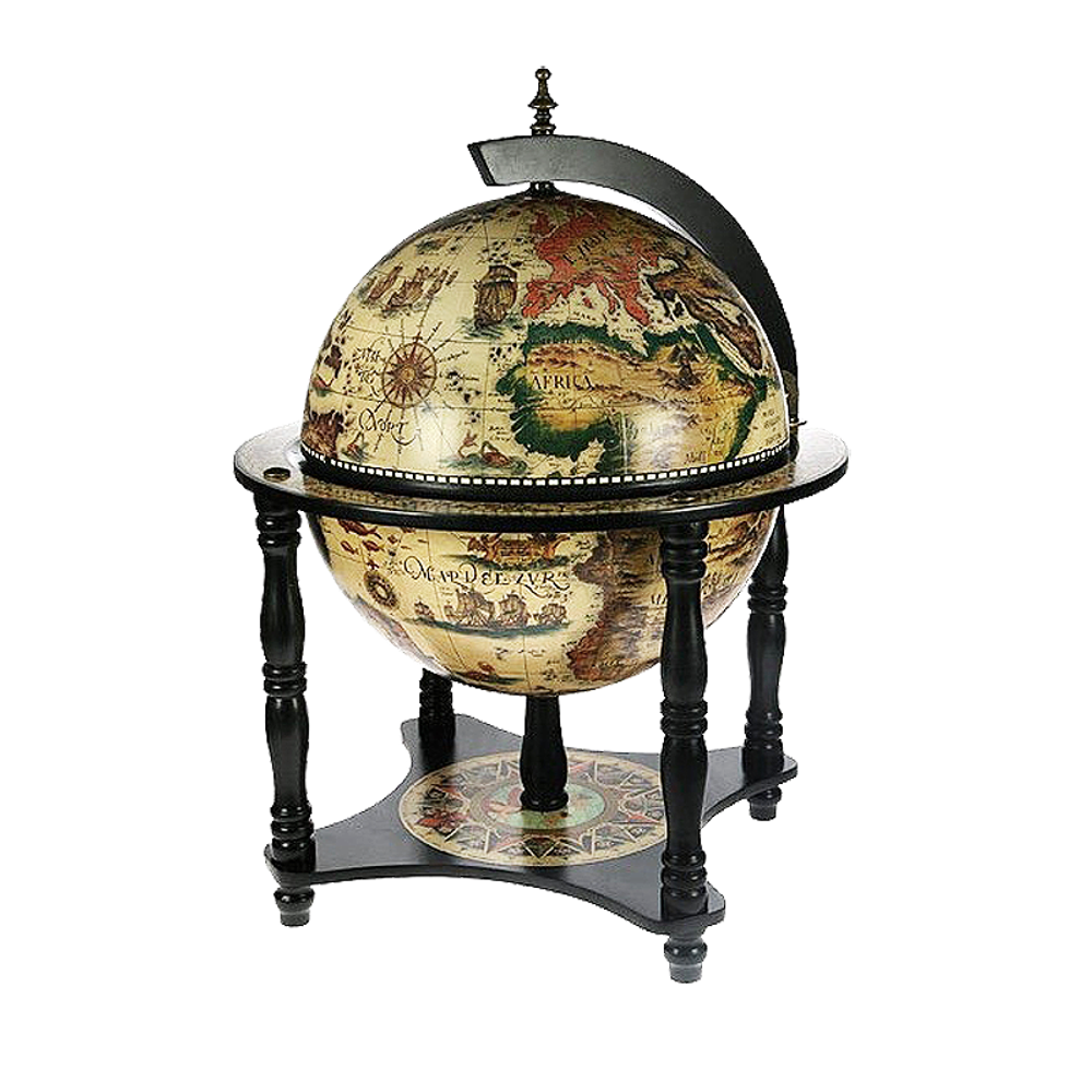 Jufeng Глобус-бар настольный d 33 светлый