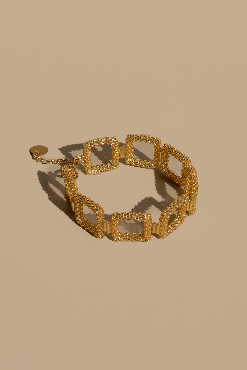 Браслет из квадратов / Beaded Breakfast