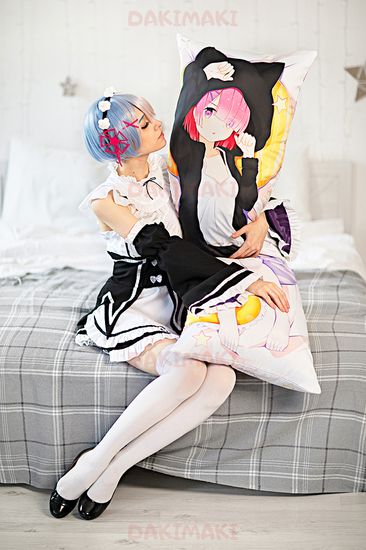 Дакимакура Рем и Рам арт. 0162