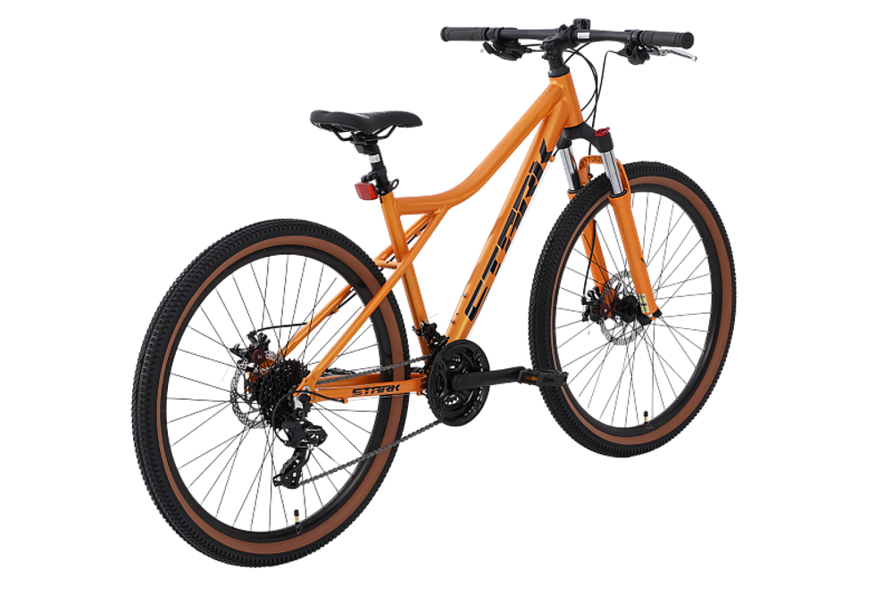 Велосипед 27,5" Stark'25 Slash 27.1 D р.XS/14.5" оранжевый матовый/черный