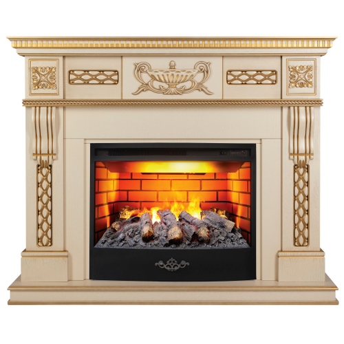 Каминокомплект Real Flame Corsica Lux 25,5/26 WT с очагом 3D Firestar 25,5