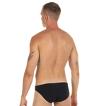 Темно-синие мужские трусы-слипы с низкой посадкой (Размер: L) (Цвет: темно-синий)