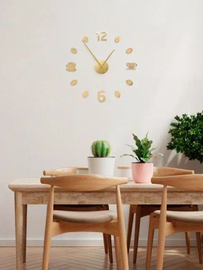 Настенные 3D часы Coffee