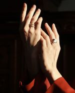 Кольцо Веточка Лиственницы