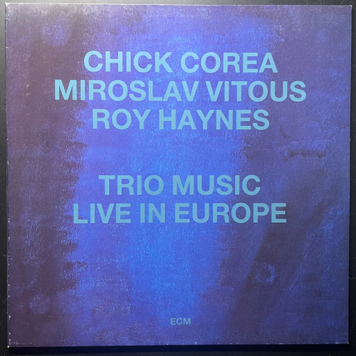 Chick Corea, Miroslav Vitous, Roy Haynes ‎– Trio Music, Live In Europe (Германия 1986г.) ECM