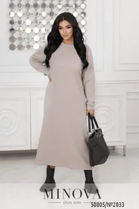 Платье 2033-бежевый Minova