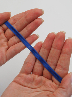 Резинка узкая бельевая ультрамарин ширина 6 мм