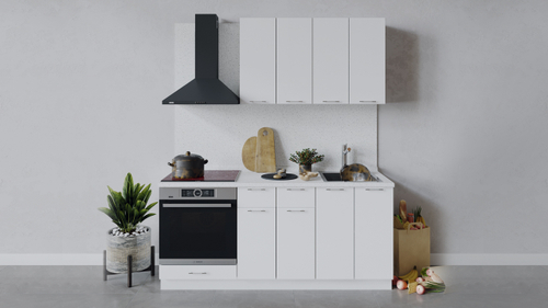 Кухонный гарнитур «Весна» длиной 180 см со шкафом НБ