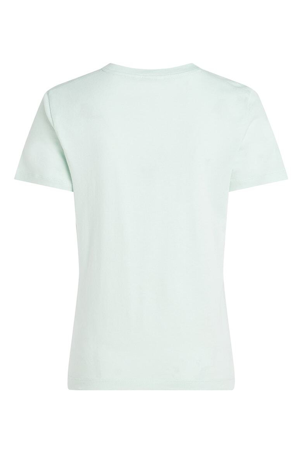 Женская теннисная футболка Tommy Hilfiger Regular Corp Logo C-NK SS - Mint