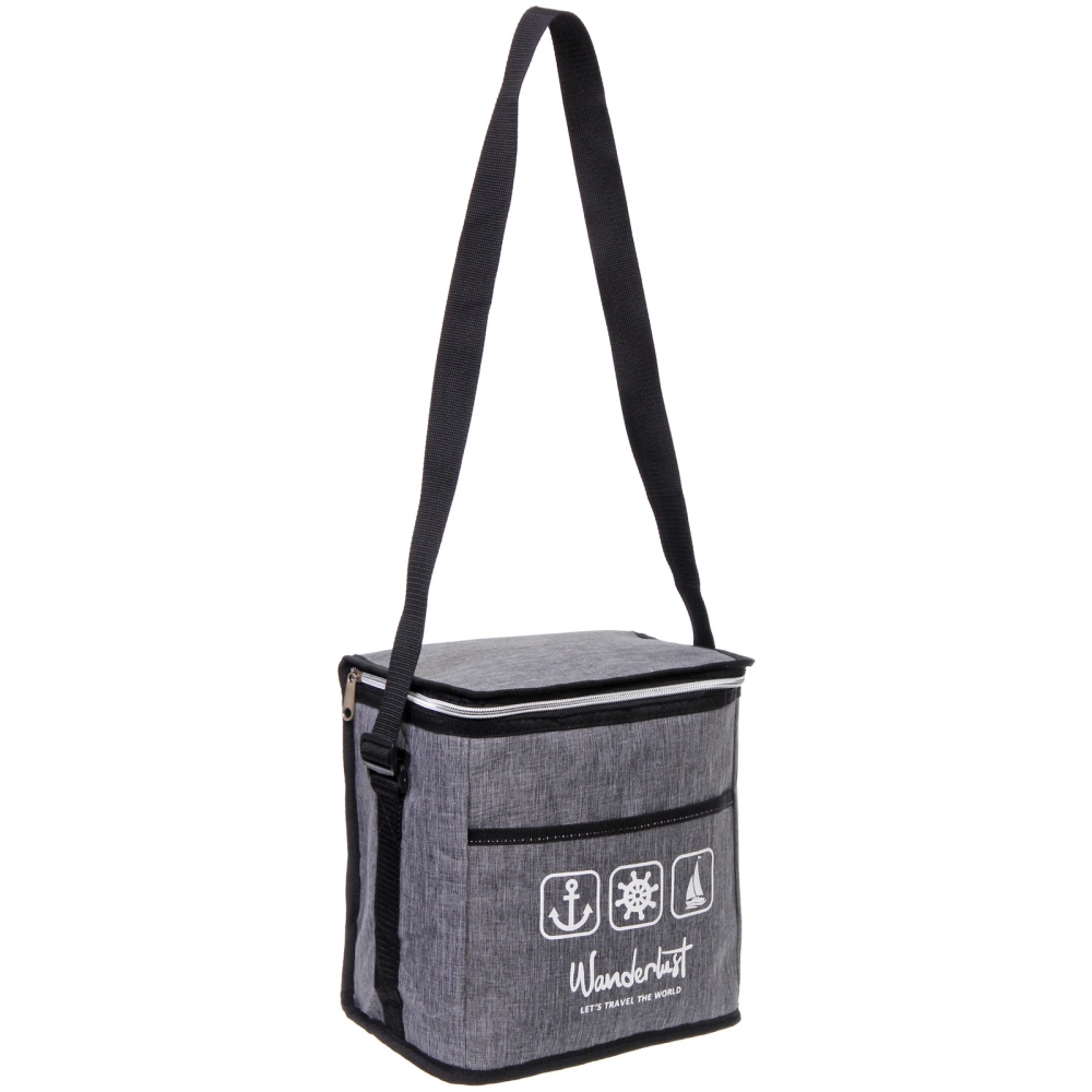 Термосумка 10 л, 24*16*24 см, M1050-1G, серый