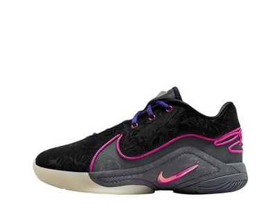 Баскетбольные кроссовки Nike LeBron XXII (GS) Black/Dark Grey/Field Purple/Laser Fuchsia shoes